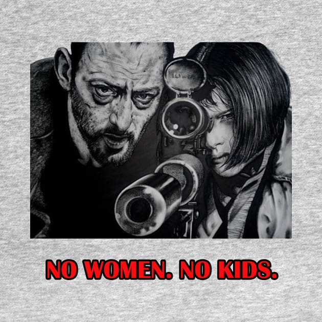 Leon Movie No Women No Kids Retro by Artsimple247